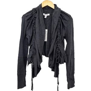 Urban Outfitters Cinched Open-Front Knit Cardigan Women's Medium